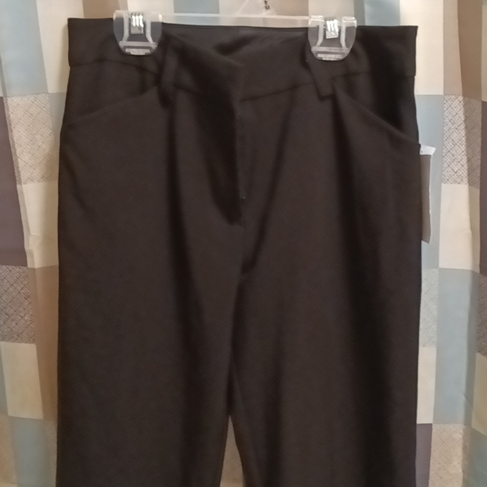 FINAL PRICE NWT AMY BUYER black flare leg pants Size 10